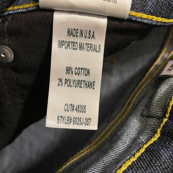 Citizens of Humanity 42 x 33 Jeans | Perfect Straight, Dark Wash, Made in USA - Picture 12 of 14